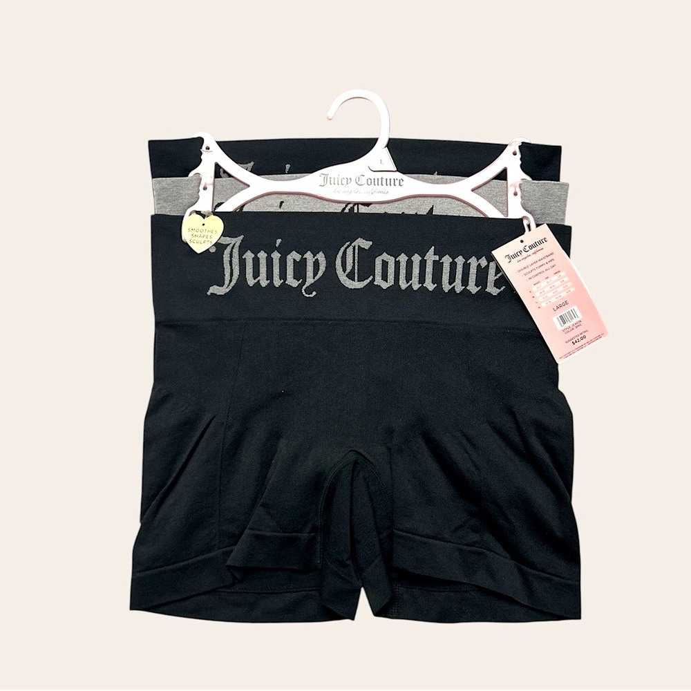 NWOT Juicy Couture 3-Pk Seamless Shaping Shorts